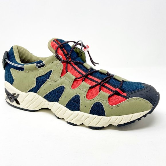 Asics Tiger Gel-Mai Dark Ocean Aloe Green Mens Running Shoes 1193A042 400 - Picture 2 of 5